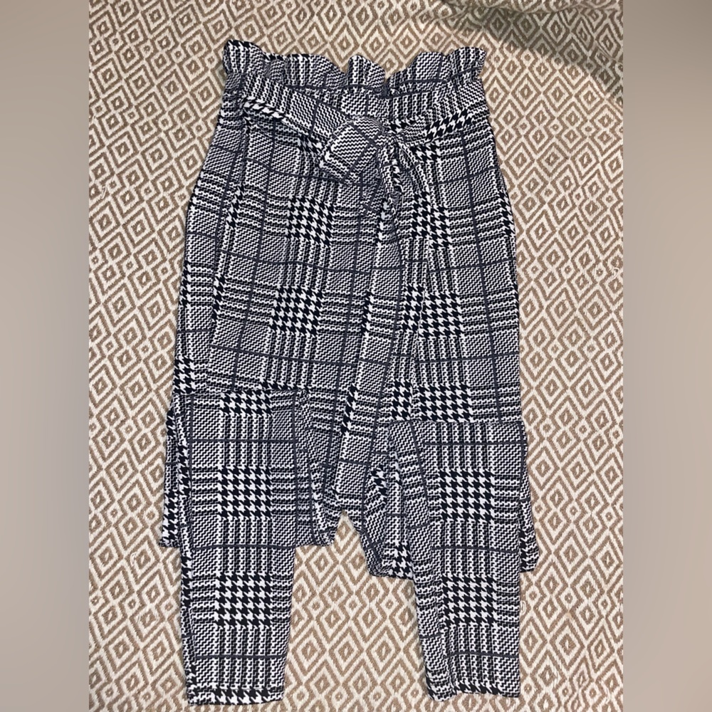 High Waisted Belt Dress Pants